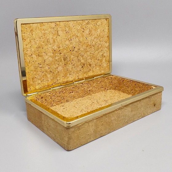 1970s Astonishing Box Crafted From Sardinian Cork. Made in Italy – Decorative Objects (photo 8 of 10)