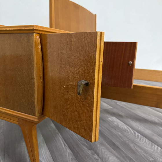 Image 1 of Gio Ponti Attr. Letto Singolo e Comodino Mid-Century Anni 40 Design Modernariato