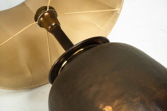 Image 1 of Mid-Century Modern Italian Brass Table Lamp – 1960s Vintage