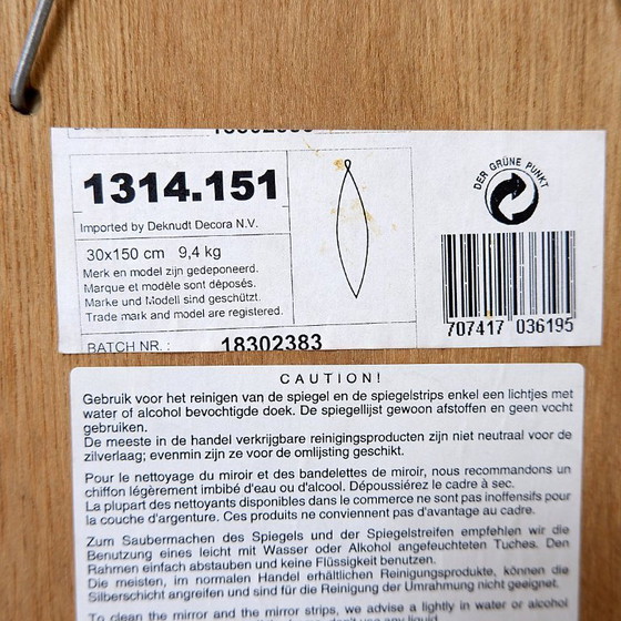 Image 1 of Miroirs ovales vintage Deknudt - Belgique