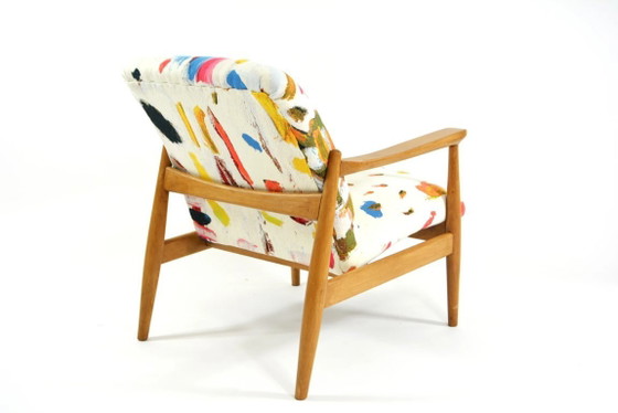 Image 1 of WR armchair with colorful patterns