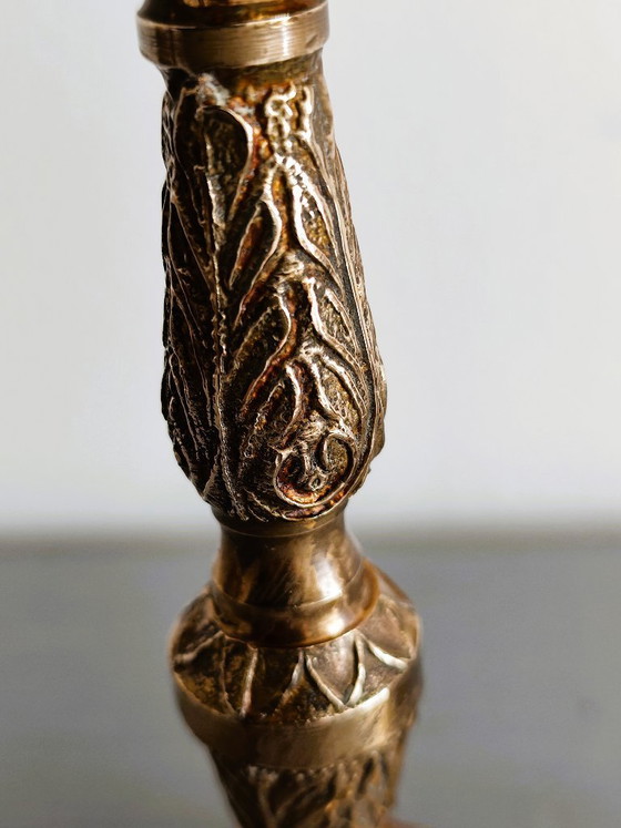 Image 1 of Lámpara de latón Art Nouveau