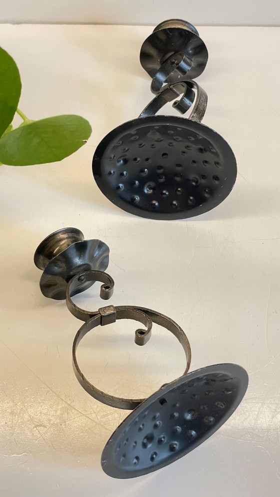 Image 1 of BOUGEOIRS Métal à Patine Noire VINTAGE