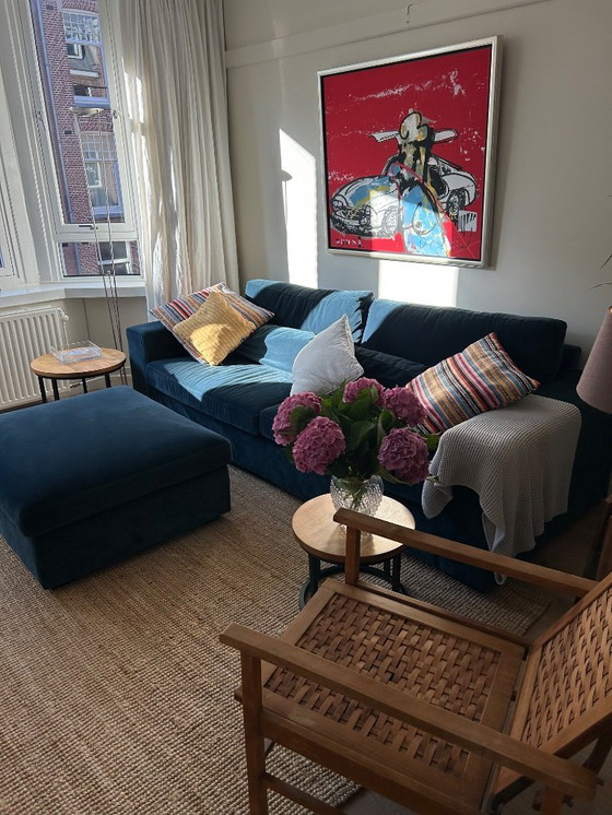 Image 1 of Sofa and stool DECOR Amsterdam