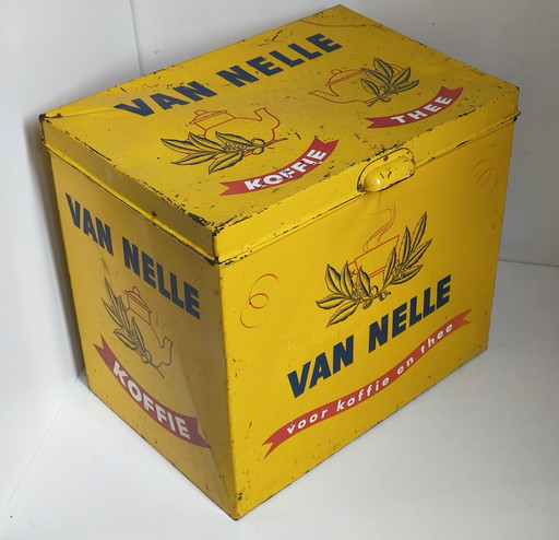 Scatola di latta per esposizione Van Nelle