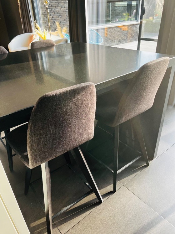 Image 1 of 4 sgabelli da bar grigio/antracite di MOOD