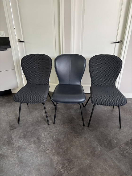 Image 1 of Set of 6 Bert Plantagie Dining Chairs