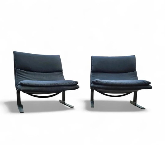Sedie e poltrone vintage design italiano Onda Wave Giovanni Offredi / Saporiti anni '80 – Italian Design (photo 10 of 10)