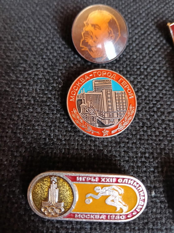 Épingles Badges Vintage URSS Années 70/80 – Objets déco, Aluminium (photo 3 of 7)