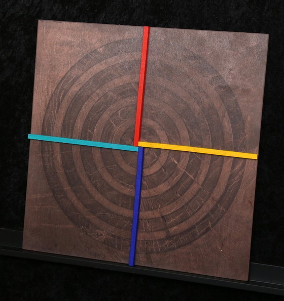 Image 1 of Geiler, Friedrich - Geometrie X, 2019 -  Relief/Holz - handsigniert