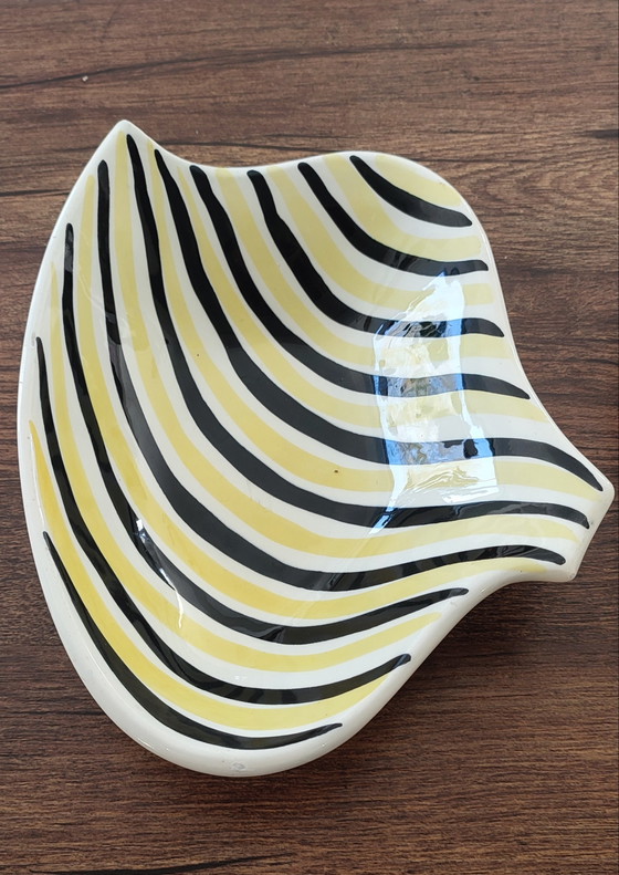 Image 1 of Grandes coupelles, vide-poches d'Alessio Tasca en céramique italienne 60-70