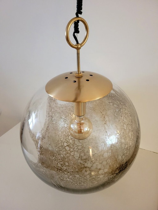 Xl bubble globe from La Murrina, Murano glass and brass