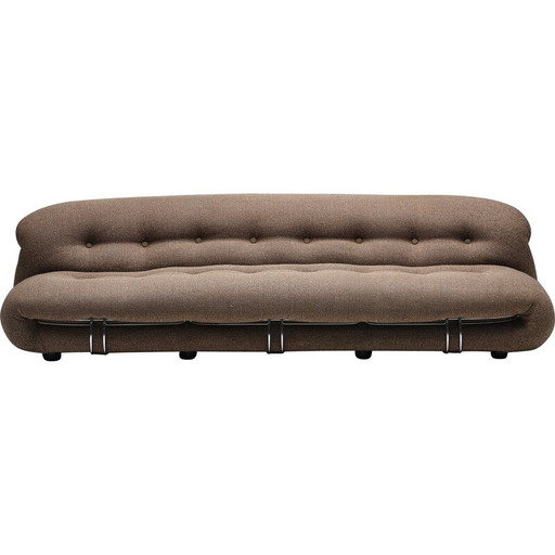 Divano vintage Soriana di Afra e Tobia Scarpa per Cassina, anni '70