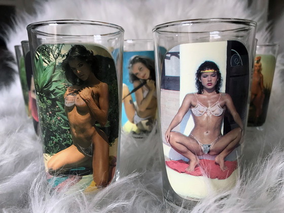 Image 1 of 9 Verres Vintage • Pin-Up • 1960-1970