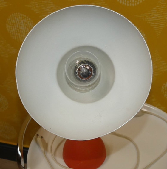Image 1 of Temde type 21 60s lamp table lamp orange desk lamp gooseneck