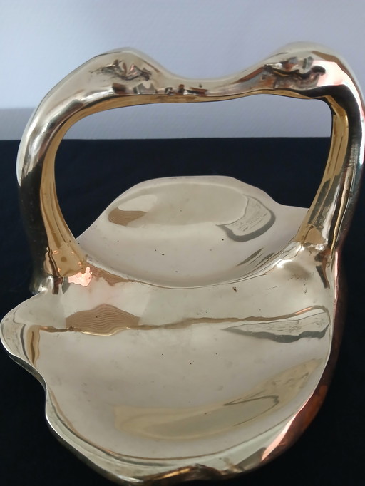 Vide poche ( couple de cygnes amoureux).