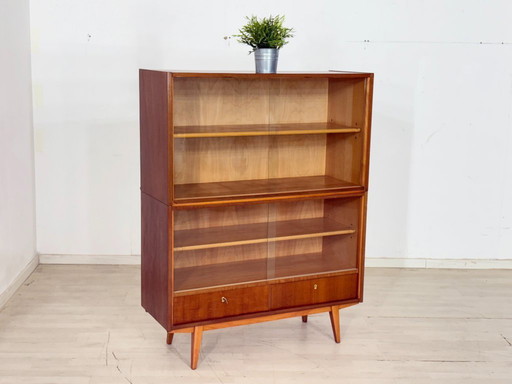 1960s display cabinet, shelf, display case, compartment cabinet, vintage highboard