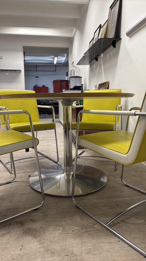 Leolux Eettafel+Stoelen Set