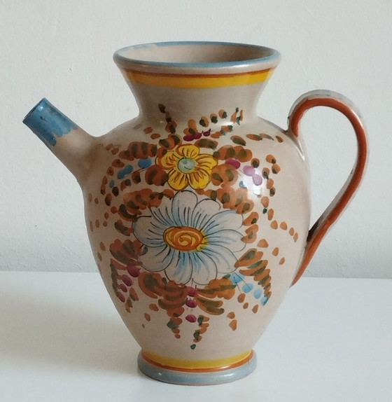 Image 1 of Deruta/Italië Voorjaarskruik/Karaf