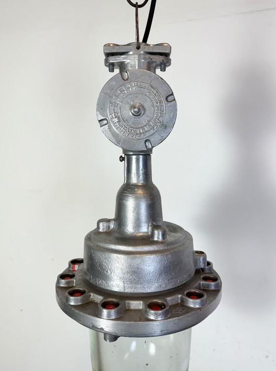 Image 1 of Lampada a sospensione industriale sovietica in alluminio, anni '60