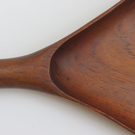 Image 1 of Grande piatto da portata in teak con manico, metà anni '60