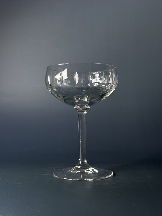 Image 1 of 6 Cocktailglazen - Verreries Doyen, jaren 1930