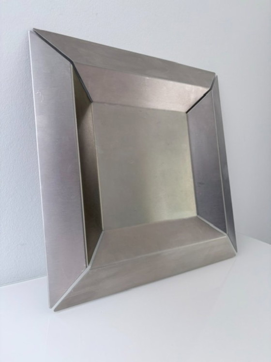 Bol design vintage Tablo en acier inoxydable 34 x 34 cm – rvs (photo 4 of 13)