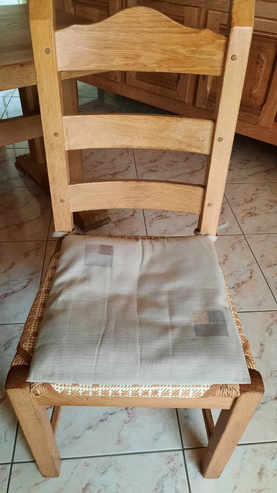 Image 1 of Tavolo da pranzo in rovere Caligen + 6 sedie