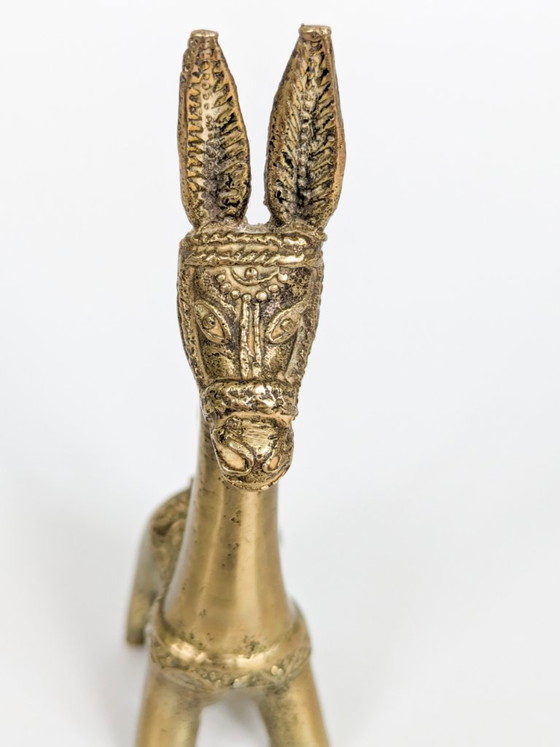Trio vintage de figurines de lamas ou d'ânes en laiton massif, années 1970 – Objets déco, Brass (photo 15 of 20)
