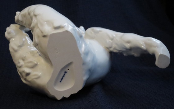 KPM Berlin Large Playing Bear White 18 cm high – Decorative Objects, Porcelain (photo 7 of 8)
