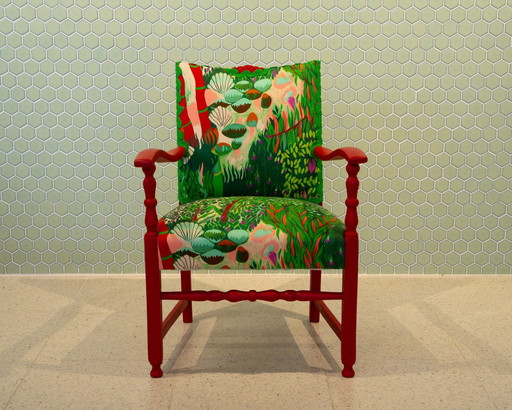 Jim Thompson Melusine – fauteuils, Textile, Wood