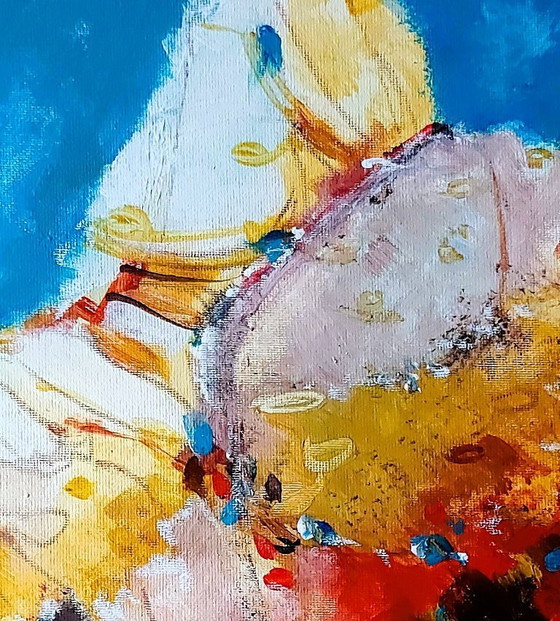 Image 1 of Acryl Mixed Media - Egg Yolk