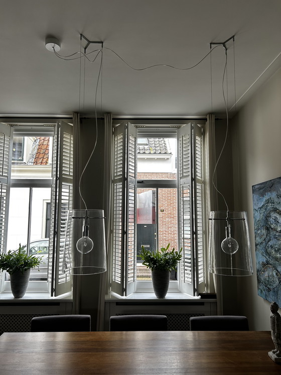 Image 1 of 2 glasses Prandina Sera 3 pendant lamps