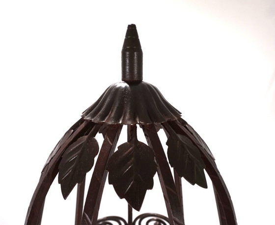 Image 1 of Lampadaire Art Nouveau en fer forgé, 1920