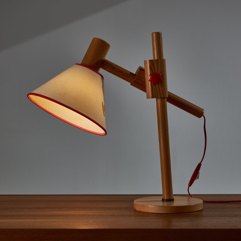 その他 50s wood lamp 50s 60s Large Wood Lamp - Rustic Decor - Handmade - 1950s - Hand