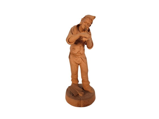 Image 1 of Paolo Grasso - Statuina in terracotta - Italia - firmata - metà del XX secolo