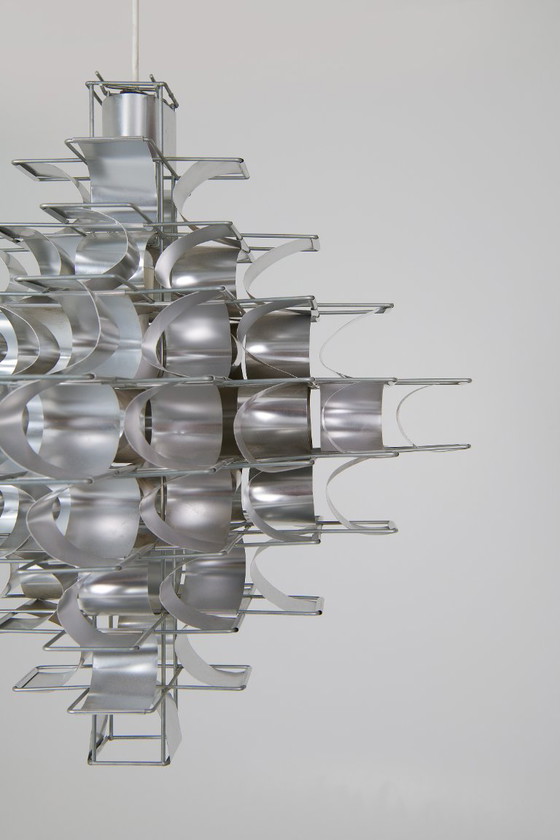 Lampada a sospensione Casiopée a 9 livelli - Max Sauze – Lampade a sospensione, Metal (photo 10 of 14)