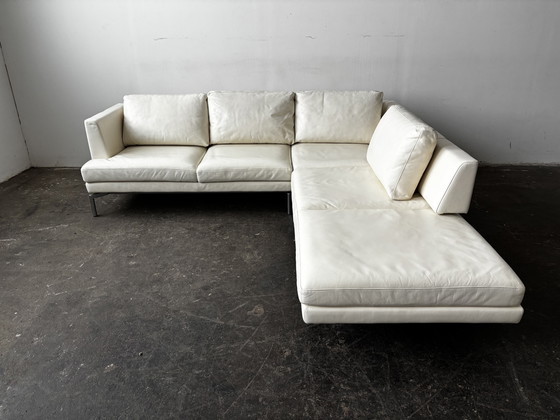 Image 1 of Walter Knoll Good Time Designer Sofa Couch Leather Off-White