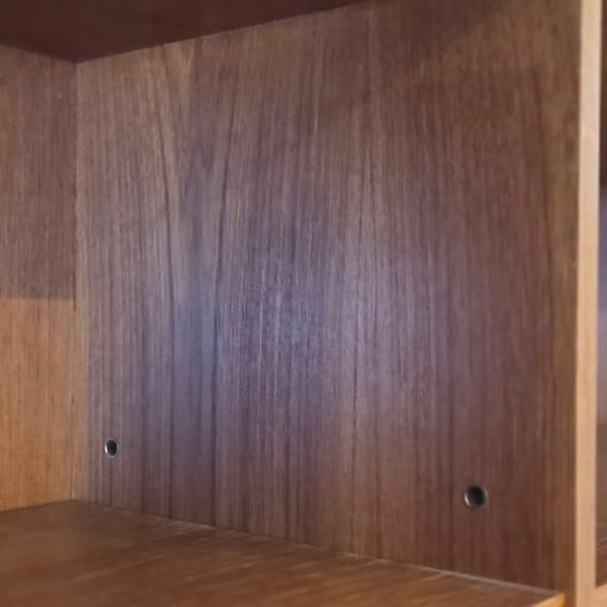 Rex Raab, Wilhelm Renz Varia-150 vintage floating Wall cabinet, Wood, Brown (photo 11 of 22)