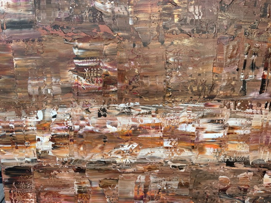 Earth and Bronze 150x100 cm LINEN – Paintings & Drawings, Canvas (photo 5 of 9)