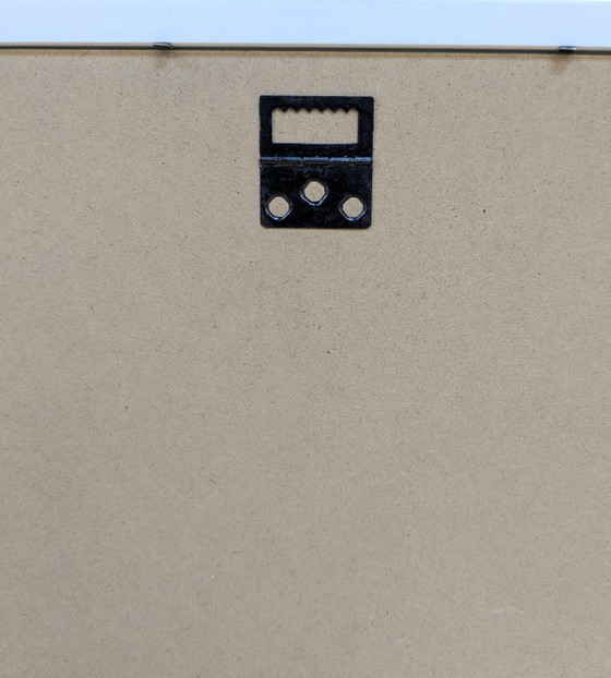 Image 1 of EXMOUTH TOWARDS DAWLISH SEASCAPE PAINTING PAPER NIGEL WATERS ART FRAMED