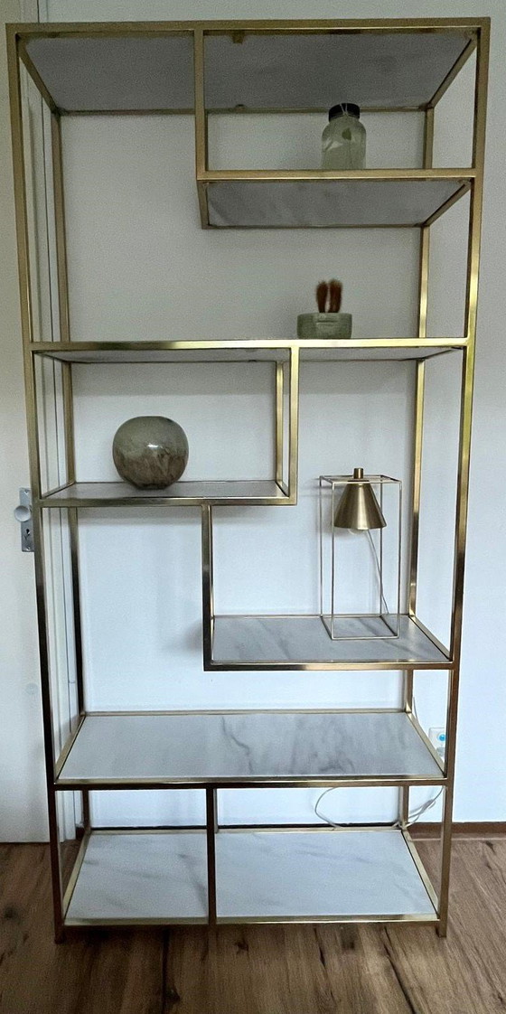 Image 1 of Furnified Gold Wall Rack