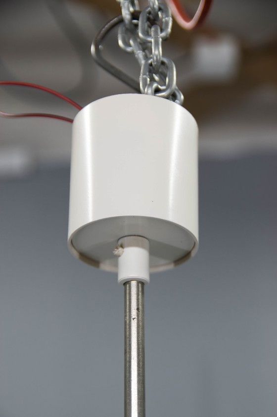 Image 1 of Mid-Century Opaline Glass Design Pendant, 1960s