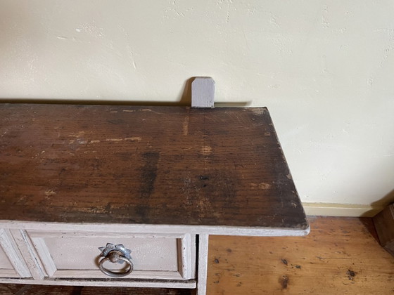 Image 1 of Grande scaffale da parete, scaffale da cucina con ciotole, stile antico francese