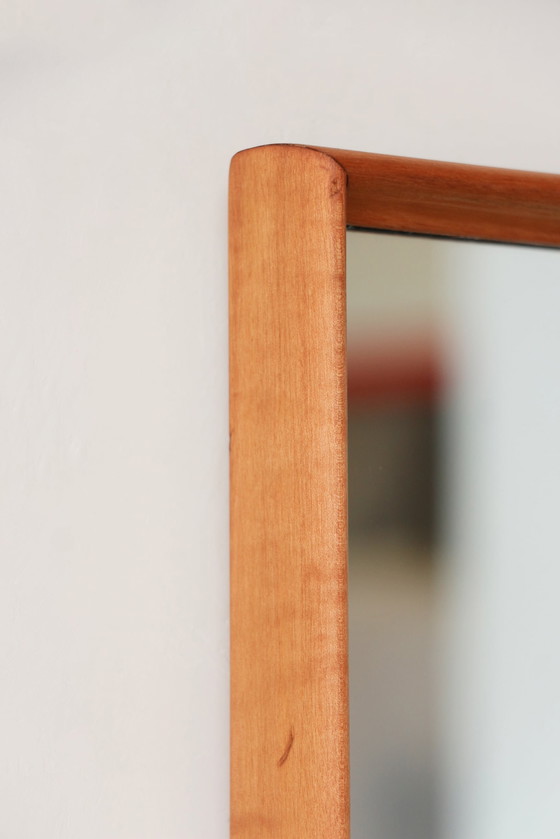 Image 1 of Rectangular Teak Mirror - Scandinavian Style - 28.03.25.08