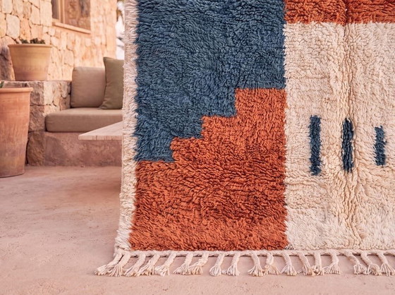 Handwoven Berber Beni Ouarain rug from the Atlas Mountains, size 2/3 m – Alberto Bazzani, Rugs & carpets, Wool (photo 7 of 8)