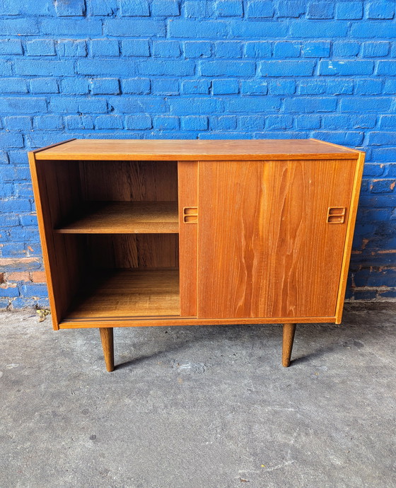 Image 1 of Vintage teak cabinet/ sideboard - Denmark 1960s