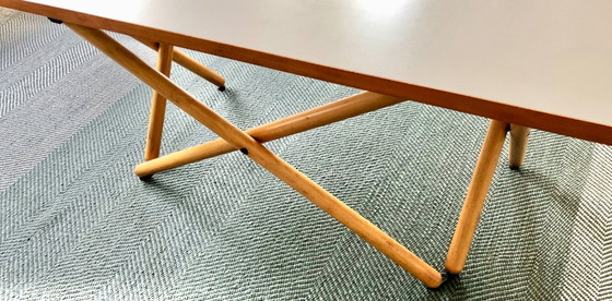 Image 1 of Mesa de centro posmoderna "Broomstick" (Vico Magistretti) para Alias, años 80