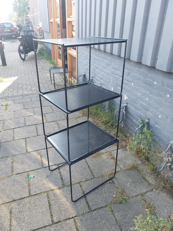 1 x set di 3 Tavolini mimiset IKEA anni '80 50 x 42 x 43cm – Metallo (photo 3 of 5)