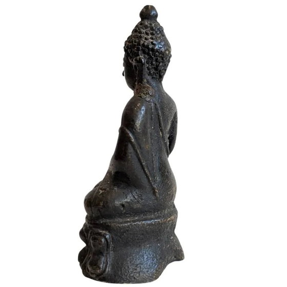 Estatua portátil Mahayana con Kalasha – Bronce antiguo parcialmente dorado – Lote 148 – Esculturas, Bronze (photo 6 of 8)
